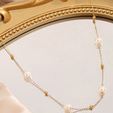 Jewelry Elegant Glam Lady chain 304 Stainless Steel Necklace