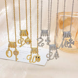 Aurora Star Flash Micro Set Copper Zirconium Necklace Titanium Steel Women's Fashion Accessories Pendant Design Sensation